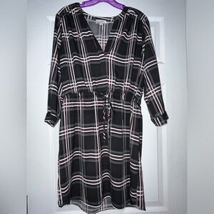 LIKE NEW LOFT Plaid Dress - Sz Medium